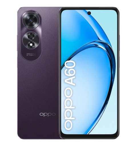 TIM OPPO A60 16,9 cm (6.67") Double SIM Android 14 4G USB Type-C 8 Go 256 Go 5000 mAh Violet