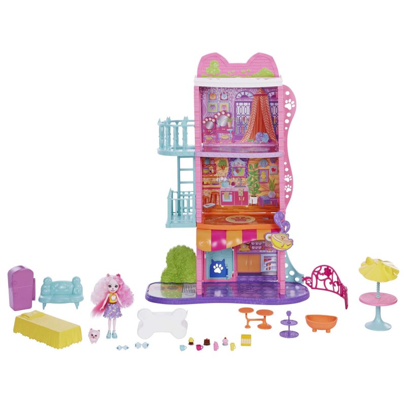 Enchantimals City Tails TOWNHOUSE & CAFÉ Playset