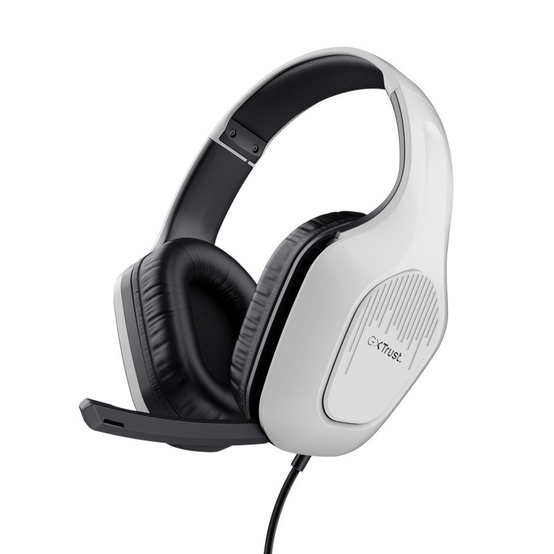 Trust GXT 415PS ZIROX Casque Avec fil Arceau Jouer Noir, Blanc