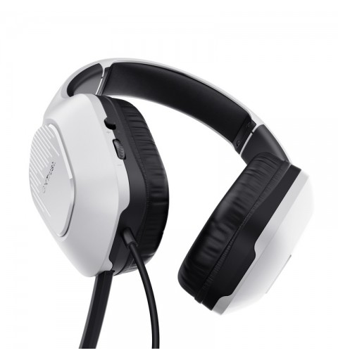 Trust GXT 415PS ZIROX Auriculares Alámbrico Diadema Juego Negro, Blanco