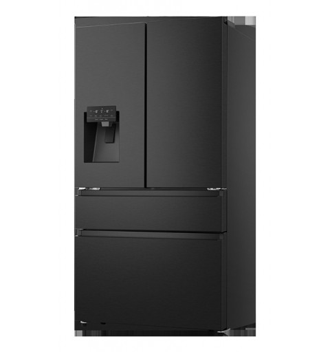 Hisense RF728N4SAFE frigo américain Pose libre 560 L E Noir