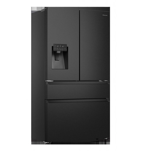 Hisense RF728N4SAFE frigo américain Pose libre 560 L E Noir