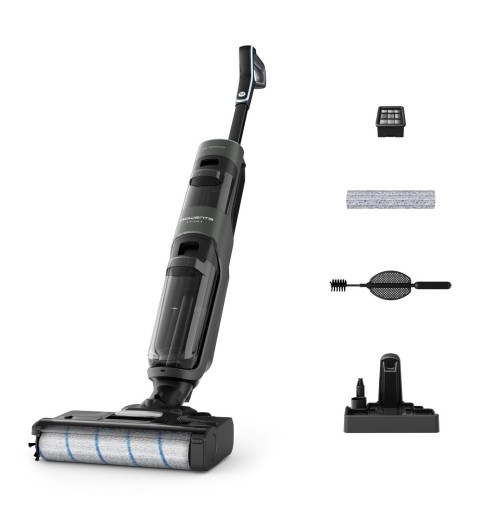 Rowenta X-Clean 4 GZ5035WO stick vacuum electric broom Battery Dry&wet Foam Bagless 200 W Grey