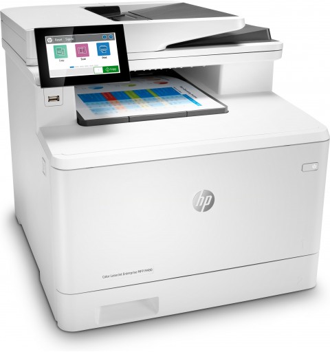 HP Color LaserJet Enterprise Impresora multifunción M480f, Color, Impresora para Empresas, Imprima, copie, escanee y envíe por