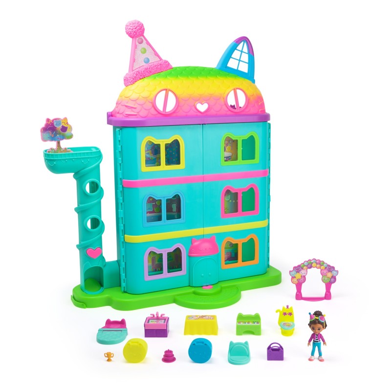 Gabby's Dollhouse Rainbow-Themed Celebration Dollhouse Puppenhaus