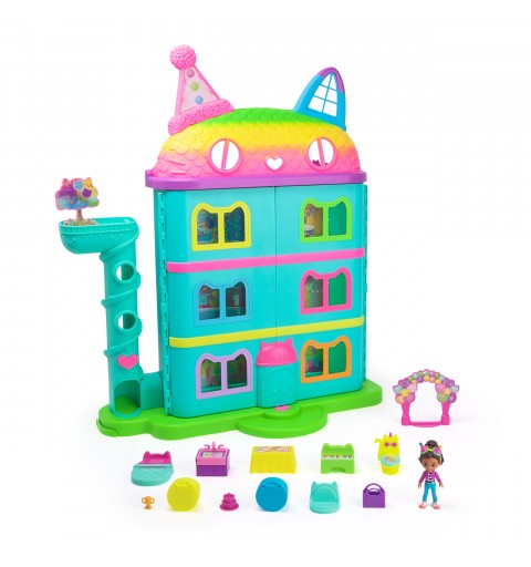 Gabby's Dollhouse Rainbow-Themed Celebration Dollhouse casa de muñecas