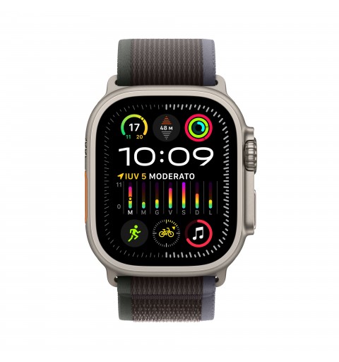 Apple Watch Ultra 2 OLED 49 mm Numérique 410 x 502 pixels Écran tactile 4G Titane GPS (satellite)