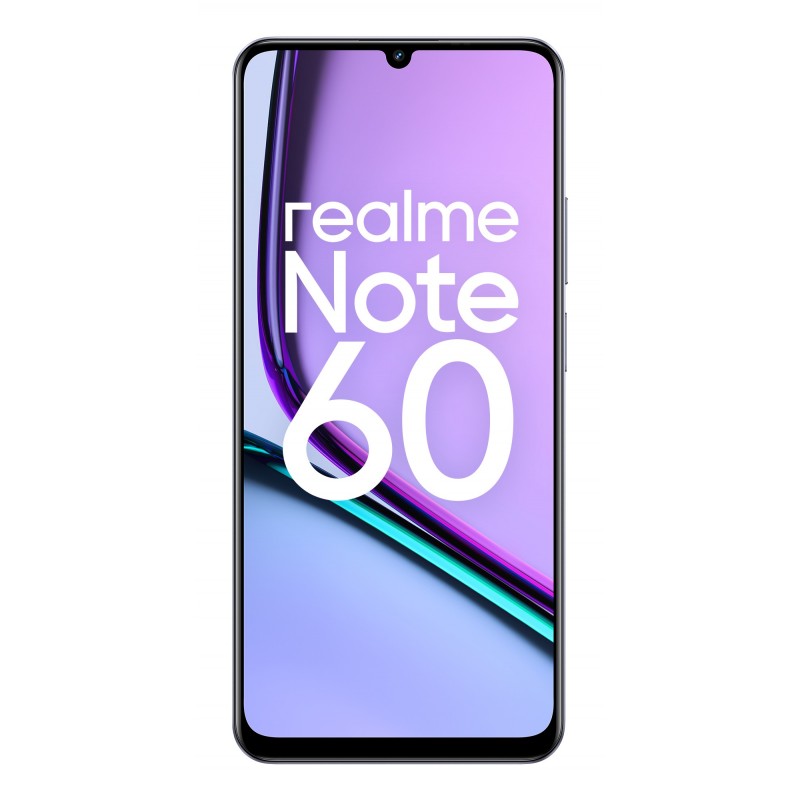 realme Note 60 17,1 cm (6.75") Double SIM Android 14 4G USB Type-C 6 Go 128 Go 5000 mAh Noir, Couleur marbre