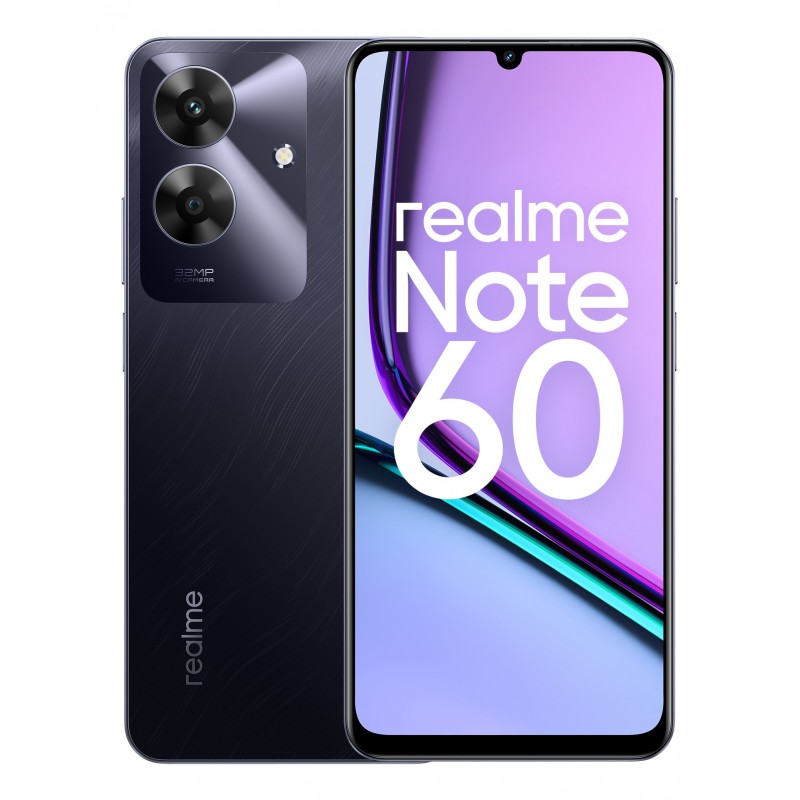 realme Note 60 17,1 cm (6.75") Doppia SIM Android 14 4G USB tipo-C 6 GB 128 GB 5000 mAh Nero, Color marmo