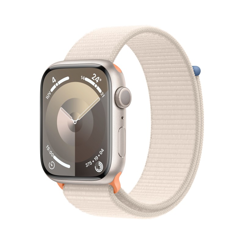 Apple Watch Series 9 GPS Cassa 45mm in Alluminio Galassia con Cinturino Sport Loop Galassia