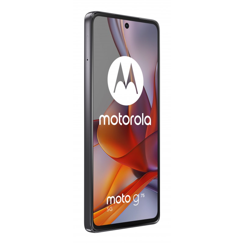 Motorola moto G75 5G 17,2 cm (6.78") Double SIM hybride Android 14 USB Type-C 8 Go 256 Go 5000 mAh Gris