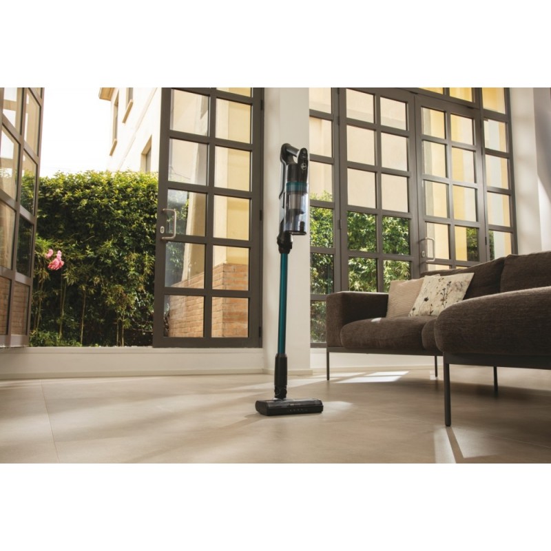 Hoover HF1P10P 011 Aspiradora escoba Batería Secar Sin bolsa 0,7 L 165 W Negro, Azul 2,2 Ah