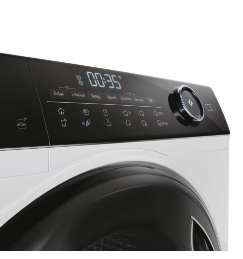 Haier I-Pro Series 5 HWD80-B14959U1 machine à laver avec sèche linge Pose libre Charge avant Blanc D