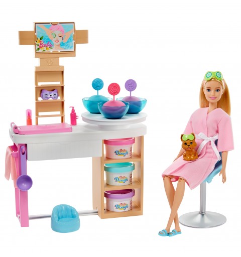 Barbie Face Mask Spa Day Playset