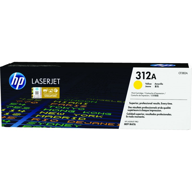 HP Cartouche 312A toner Jaune LaserJet