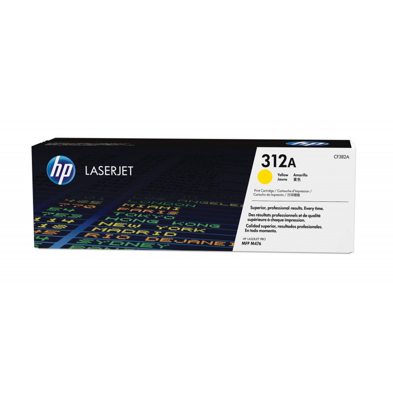 HP Cartucho de tóner 312A amarillo para LaserJet