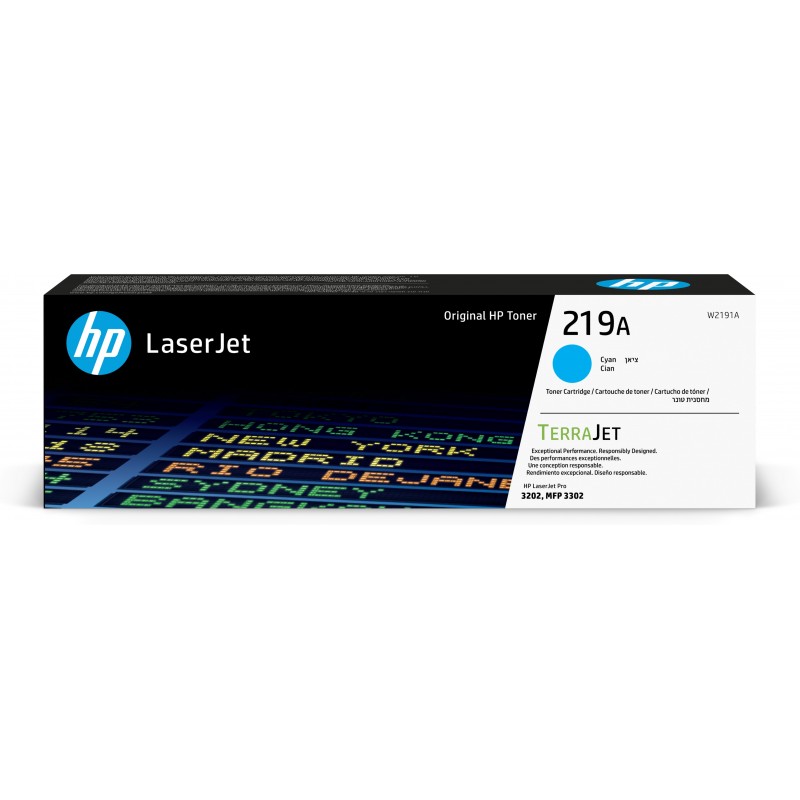 HP 219A Cyan Original LaserJet Toner Cartridge