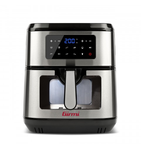 Girmi FG89 friteuse Unique 9,2 L 2100 W Friteuse d’air chaud Noir, Acier