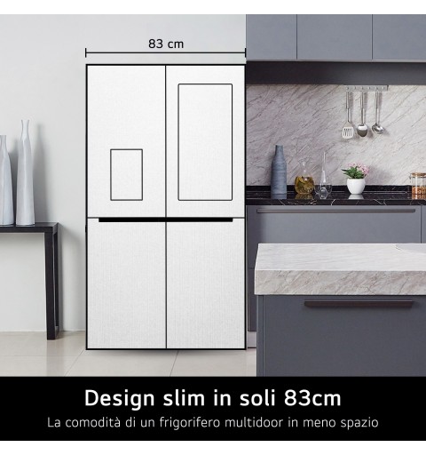 LG InstaView GMG860EPBE frigo américain Pose libre 508 L E Noir