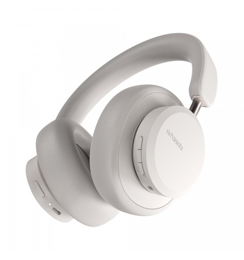 Urbanista Miami Auricolare Wireless A Padiglione Musica e Chiamate USB tipo-C Bluetooth Bianco