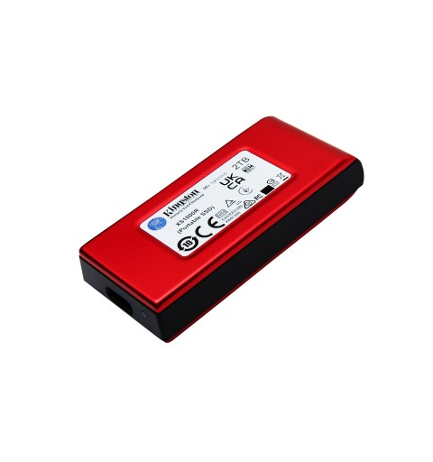 Kingston Technology 2TB XS1000 Red External USB 3.2 Gen 2 Portable Solid State Drive