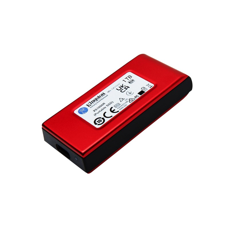 Kingston Technology 1TB XS1000 Red External USB 3.2 Gen 2 Portable Solid State Drive