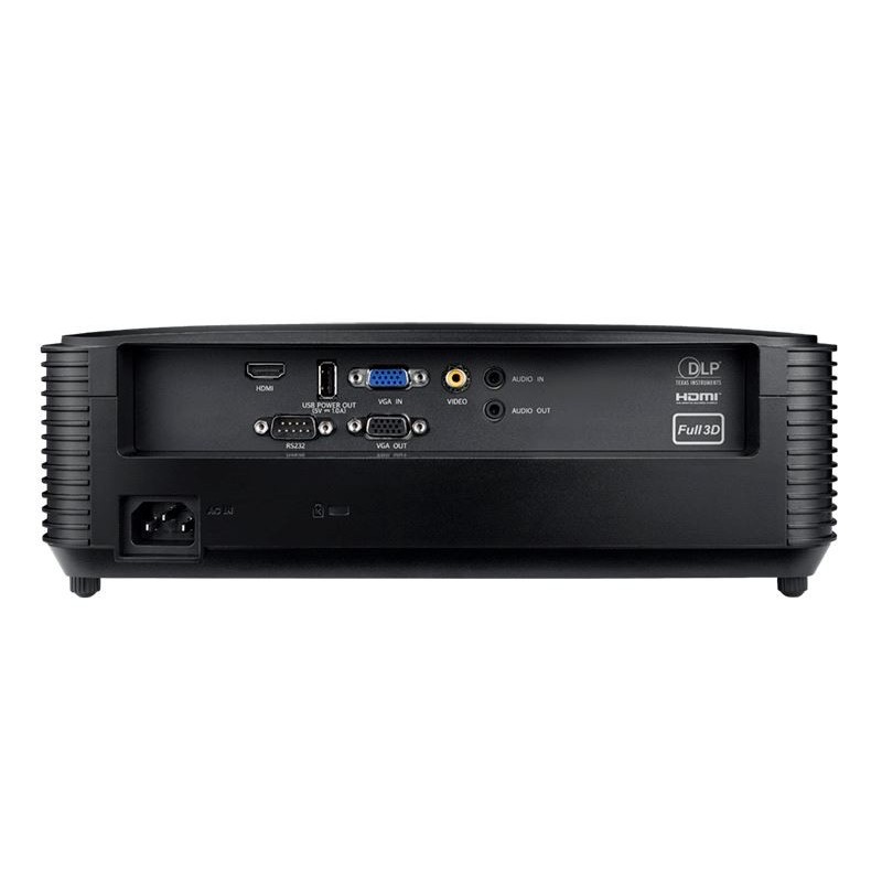 Optoma H190X videoproiettore Proiettore a raggio standard 3900 ANSI lumen DLP WXGA (1280x800) Compatibilità 3D Nero