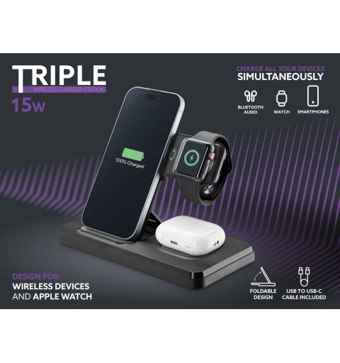 Cellularline Triple Station 3 in 1