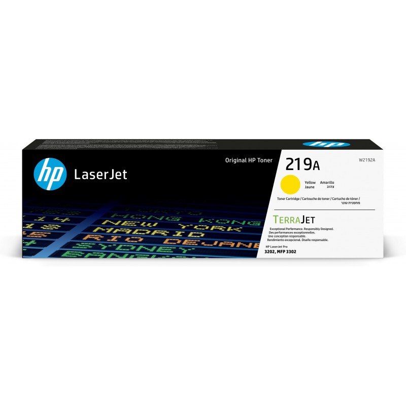 HP Cartucho de Tóner Original LaserJet 219A amarillo