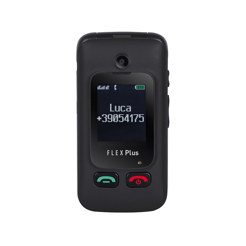 Trevi Flex Plus 55 6,1 cm (2.4") Negro Teléfono para personas mayores