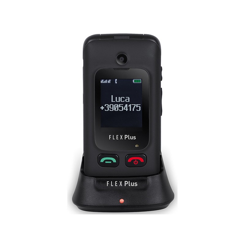 Trevi Flex Plus 55 6,1 cm (2.4") Negro Teléfono para personas mayores