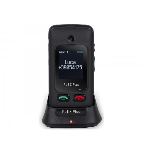 Trevi Flex Plus 55 6,1 cm (2.4") Negro Teléfono para personas mayores