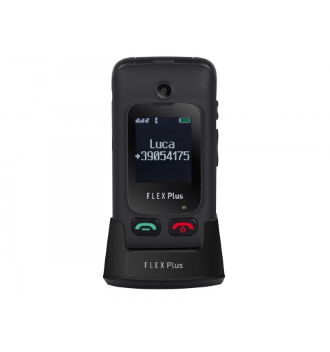 Trevi Flex Plus 55 6,1 cm (2.4") Negro Teléfono para personas mayores