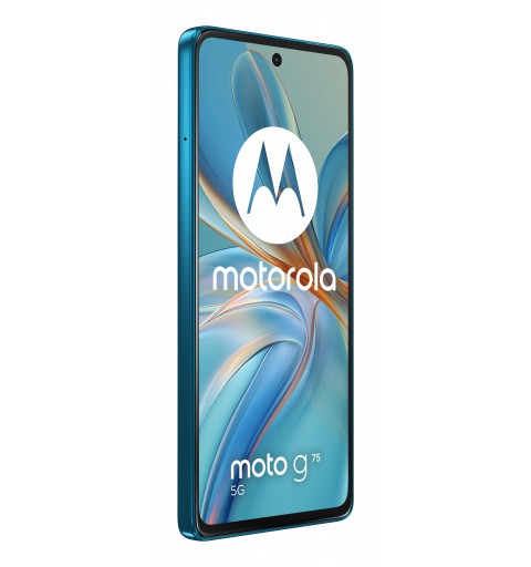 Motorola moto G75 5G 17,2 cm (6.78") Double SIM hybride Android 14 USB Type-C 8 Go 256 Go 5000 mAh Bleu