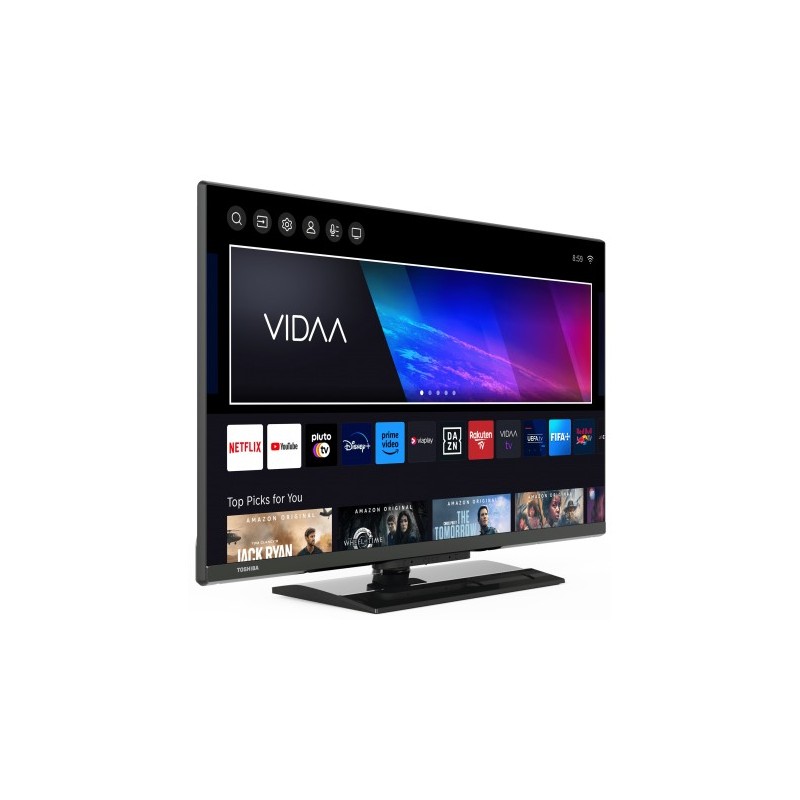 Toshiba 32LV3E63DA TV 81.3 cm (32") Full HD Smart TV Wi-Fi Black 250 cd m²