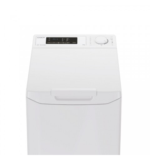 Candy TCA263D3-S machine à laver Charge par dessus 6 kg 1200 tr min Blanc