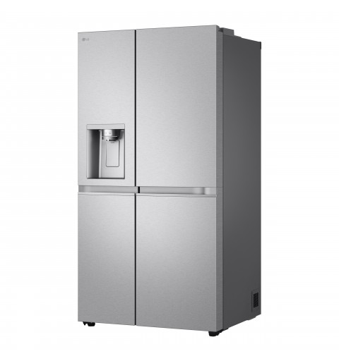 LG GSLE91MBAC Frigorifero Side-by-Side, Classe C, 628L, Wi-Fi, Dispenser senza allaccio, Total No Frost, Metal Sorbet