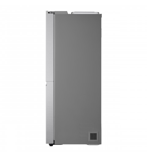 LG GSLE91MBAC Frigorifero Side-by-Side, Classe C, 628L, Wi-Fi, Dispenser senza allaccio, Total No Frost, Metal Sorbet