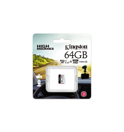 Kingston Technology High Endurance 64 GB MicroSD UHS-I Clase 10