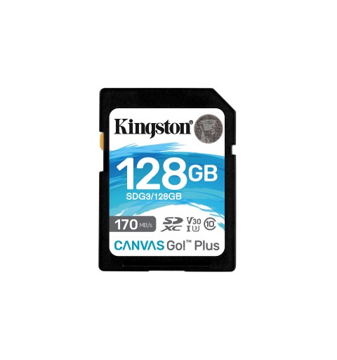 Kingston Technology 128GB SDXC Canvas Go Plus 170R C10 UHS-I U3 V30