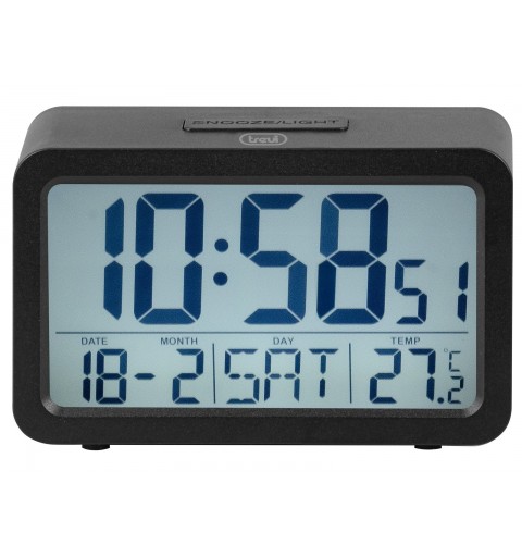 Trevi SLD 3P60 Digital alarm clock Black