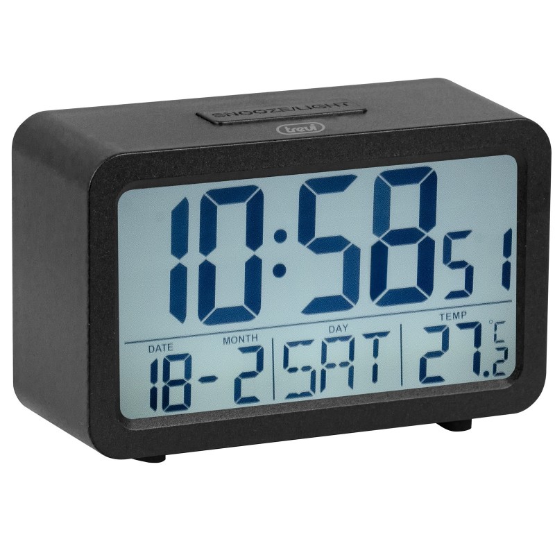 Trevi SLD 3P60 Digital alarm clock Black