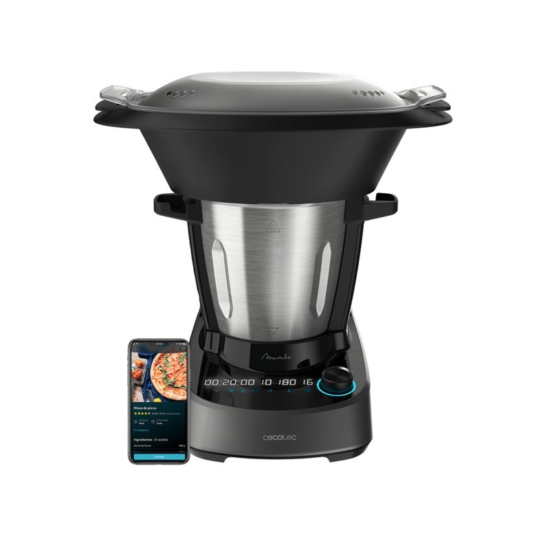 Cecotec 04341 robot da cucina 1600 W 3,3 L Nero, Acciaio inox Bilance incorporate