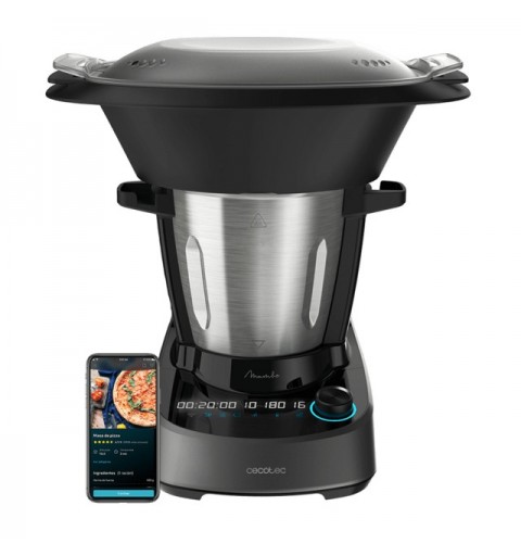 Cecotec 04341 robot da cucina 1600 W 3,3 L Nero, Acciaio inox Bilance incorporate