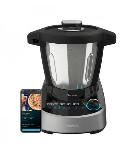 Cecotec 04341 robot de cocina 1600 W 3,3 L Negro, Acero inoxidable Balanza integrada