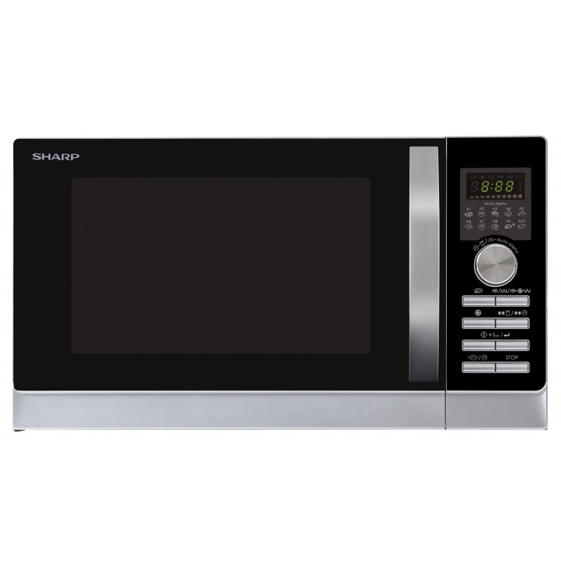 Sharp Home Appliances R843INW Silber Kombi-Mikrowelle 25 l 900 W