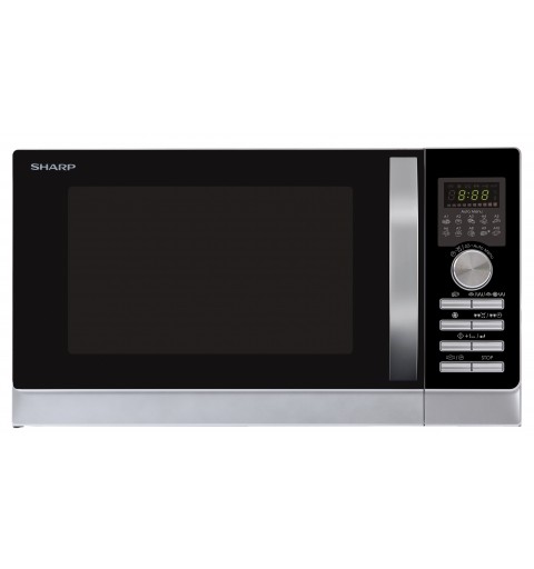 Sharp Home Appliances R843INW Argent Micro-onde combiné 25 L 900 W