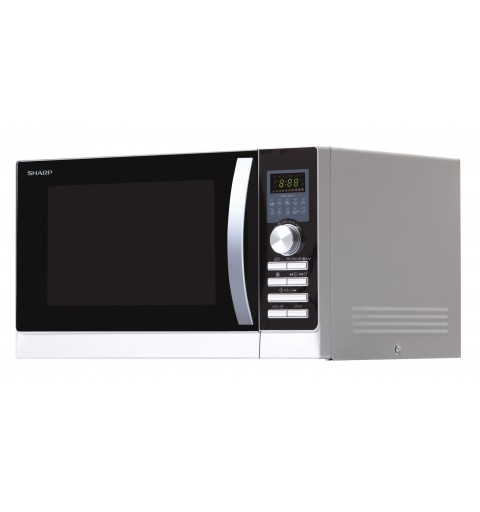 Sharp Home Appliances R843INW Argent Micro-onde combiné 25 L 900 W