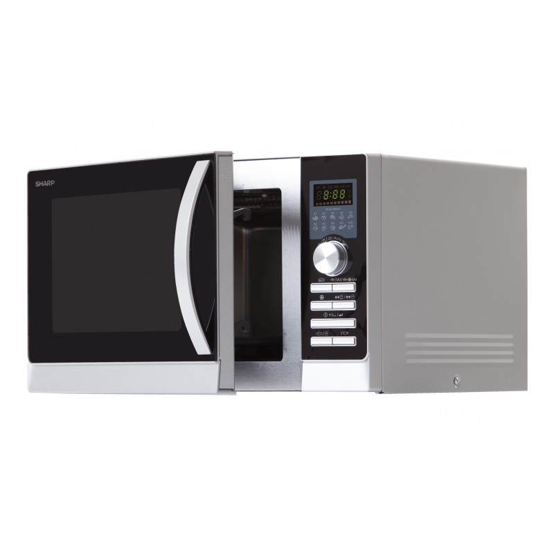 Sharp Home Appliances R843INW Argent Micro-onde combiné 25 L 900 W