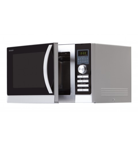 Sharp Home Appliances R843INW Argent Micro-onde combiné 25 L 900 W